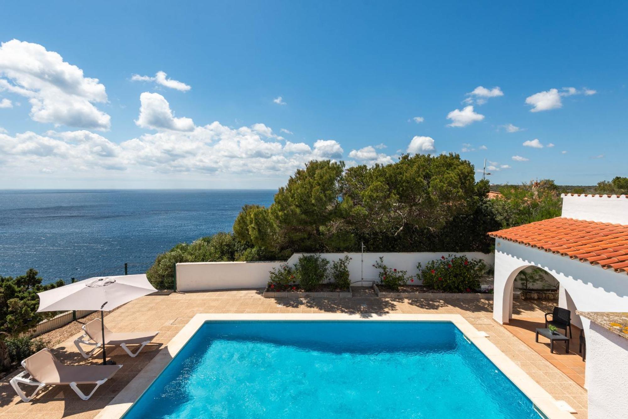 Villa Panorama Cala En Porter  Bilik gambar