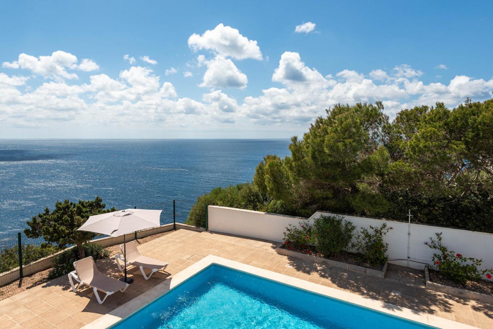 Villa Panorama Cala En Porter  Bilik gambar
